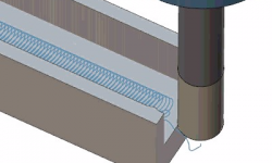 Breakthrough overlap for adaptive roughing