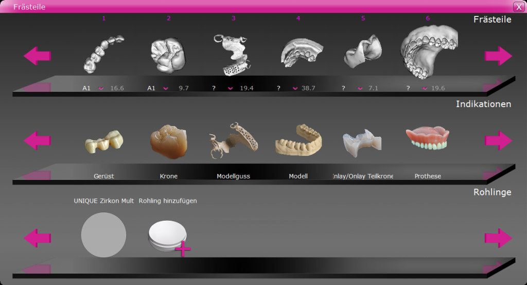 dental framework CAM