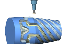 simulation with material removal