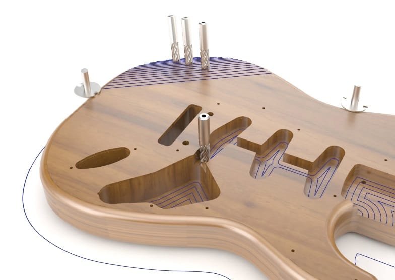 ModuleWorks_wood_guitar_milling_toolpath
