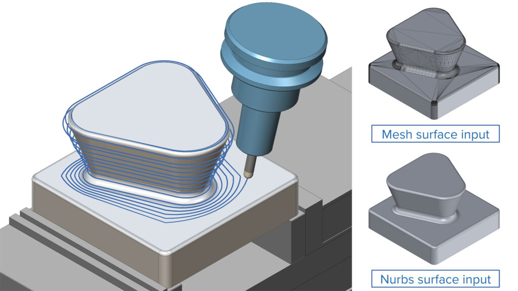 Geodesic Machining - NURBS Surface Support