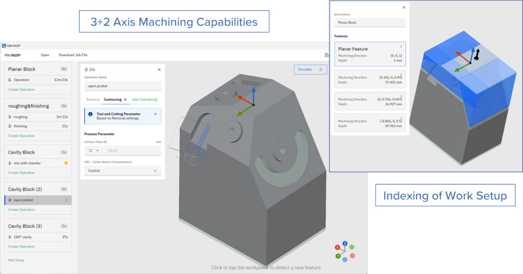 NGSP - Support for Variety of Machining Capabilities