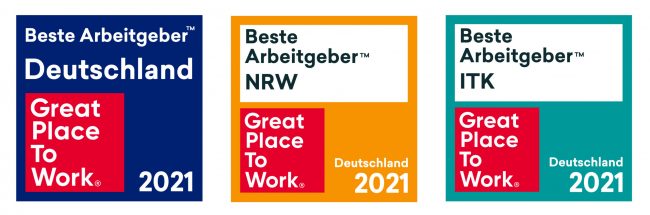 Great Place To Work Award GPTW 2021